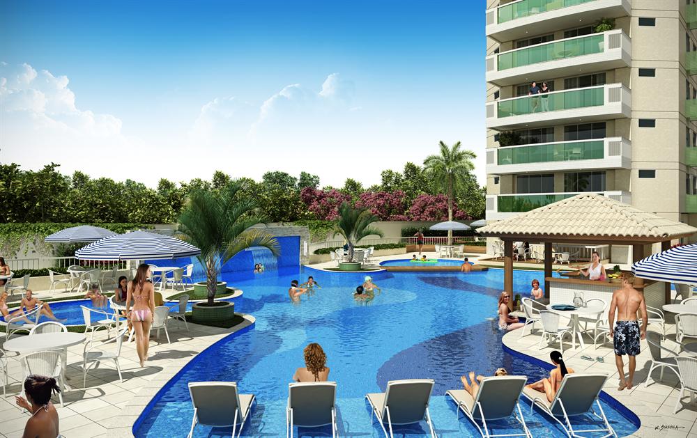 Residencial Bora Bora Tijuca - Condomínios com Apartamentos de 2 e 3 Dormitórios, Quartos no Rio de Janeiro, RJ | Construtora Santa Cecília
